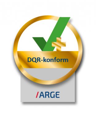 ARGE Presseinfo - Grüner Haken Plus Siegel