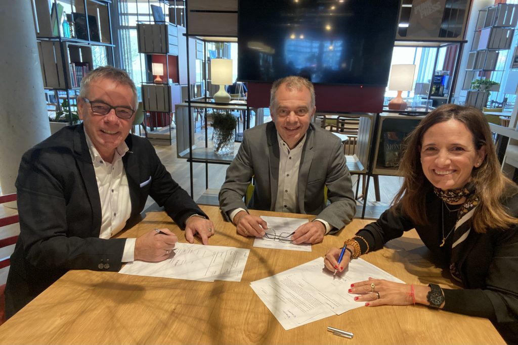 Vertragsunterzeichnung Kooperation ARGE / Telematel