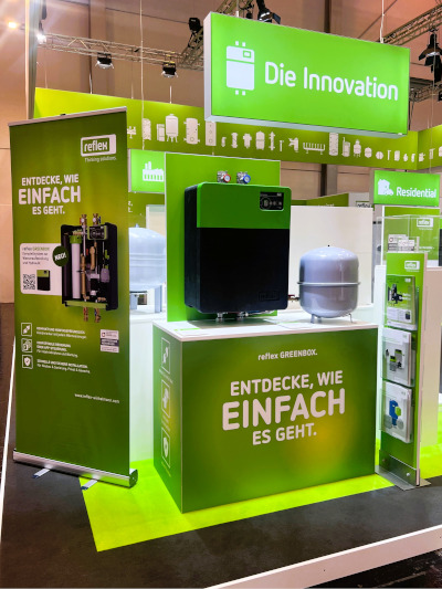 Reflex mit positiver Grundstimmung nach SHK+E Essen