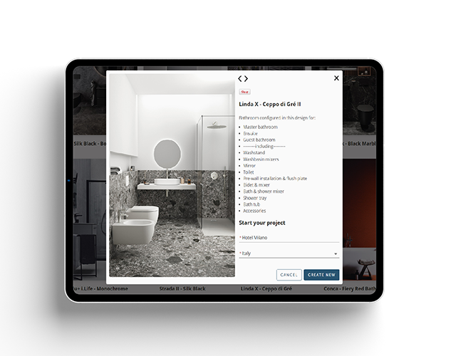 Ideal Standard vereinfacht die Planung von Badezimmern und Waschräumen durch ein neues digitales Erlebnis