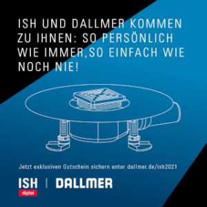 Dallmer mit Neuigkeiten bei der ISH digital