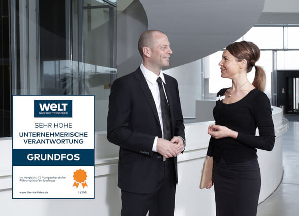 Grundfos: Für „unternehmerische Verantwortung“ ausgezeichnet