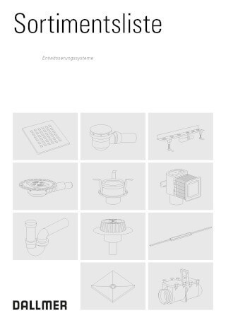 Von der bodengleichen Dusche bis zum Dachablauf